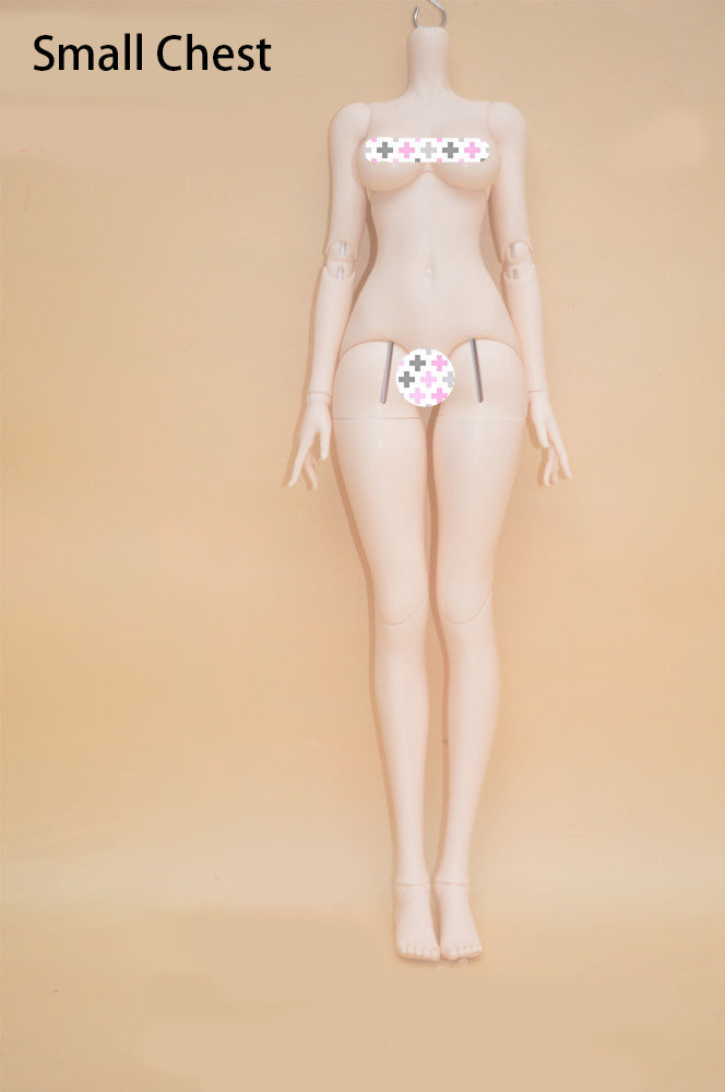 1/3 BJD female resin body with small chest body option for customization