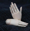 1/4 BJD replacement hands front view with detailed finger joints