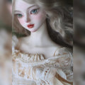 1/4 BJD female doll 38cm with custom face-up makeup and resin details