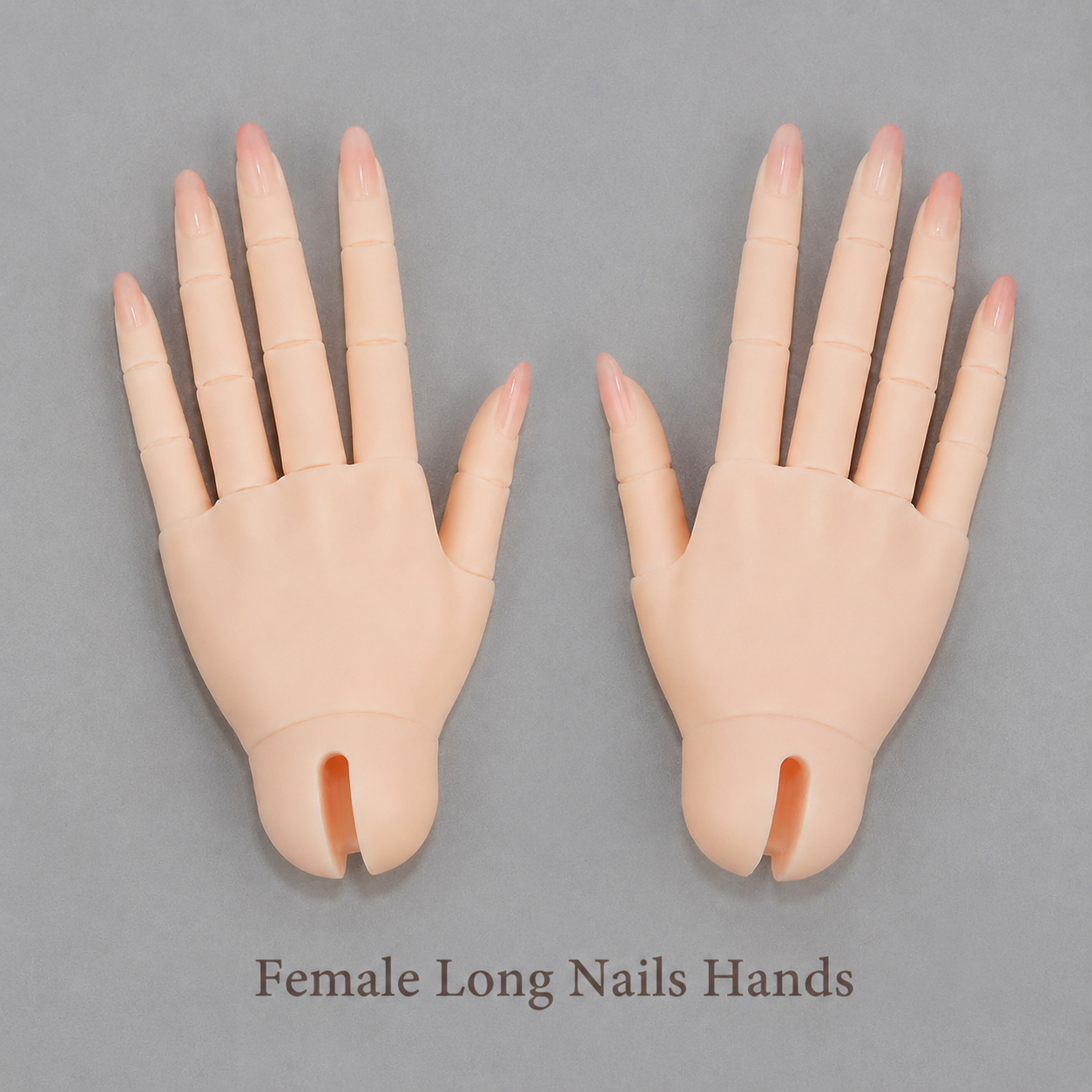 1/4 BJD female long nails jointed hands for MSD dolls