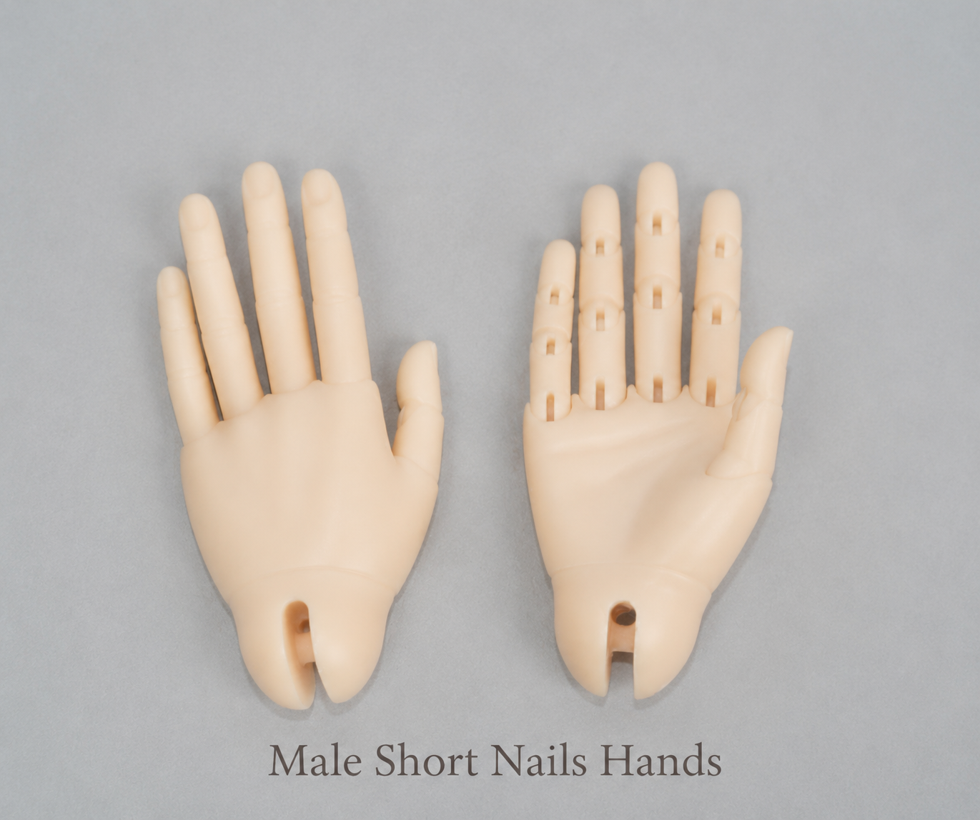 1/4 BJD male short nails jointed hands replacement parts