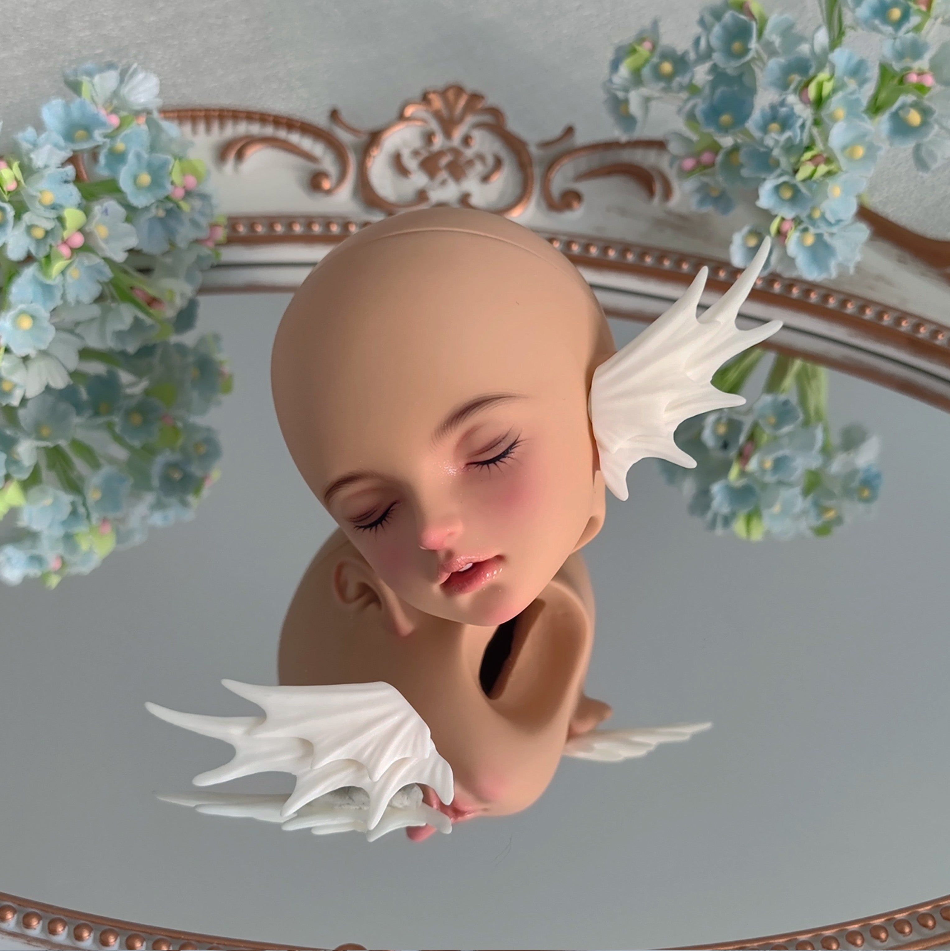 1/4 BJD mermaid ears B resin accessory for custom fantasy dolls