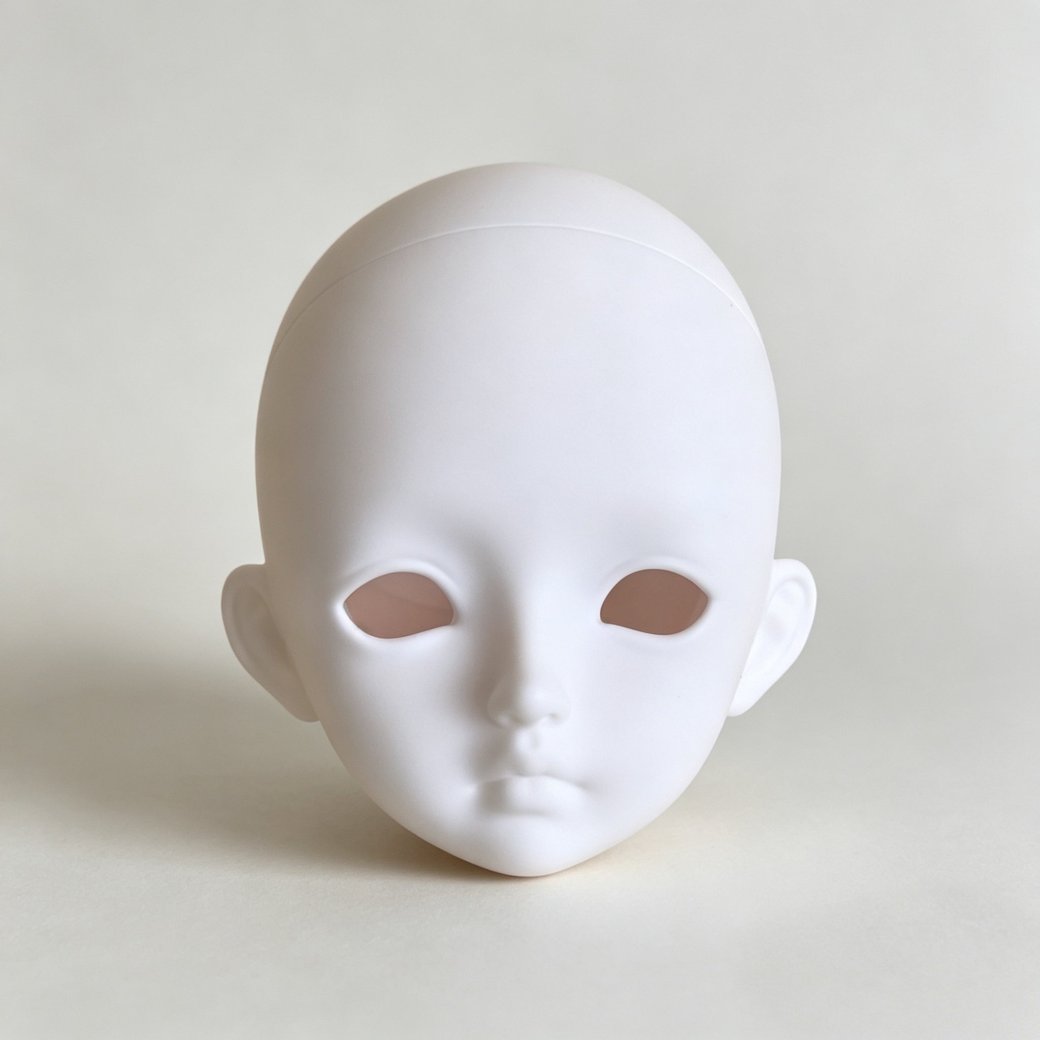 1/4 female BJD blank resin head without face-up for customization