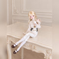 39cm 1/4 scale female BJD doll with styled outfit showing body proportions and sitting pose