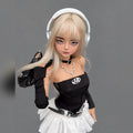 43cm 1/4 scale female BJD body styled display with doll head and outfit