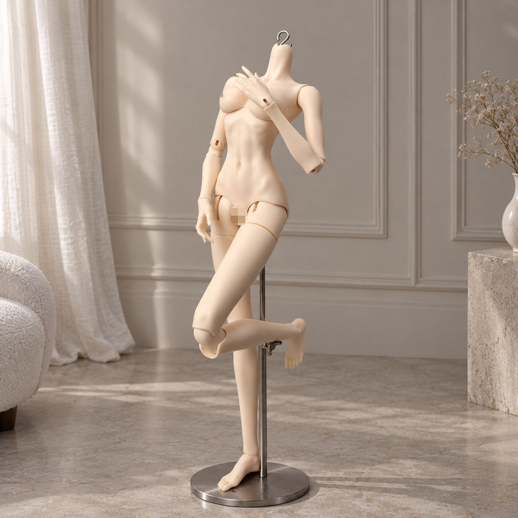 43cm 1/4 scale female BJD body standing pose showing full body proportions and poseability