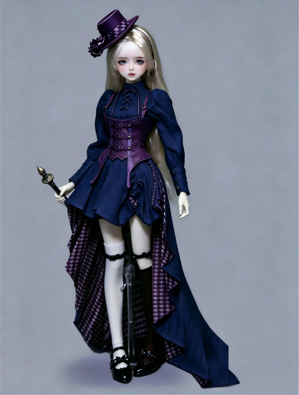Premium 1/4 Victoria Curvy Female BJD Body, Stunning Curved Figure Unpainted Resin Blank Girl BJD Torso Only