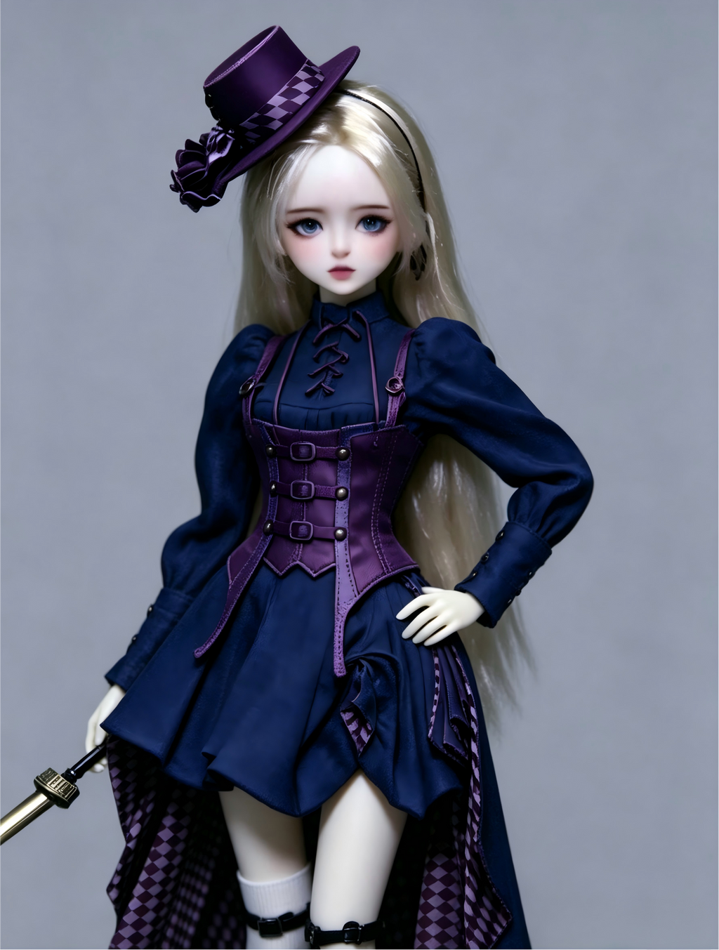 Premium 1/4 Victoria Curvy Female BJD Body, Stunning Curved Figure Unpainted Resin Blank Girl BJD Torso Only