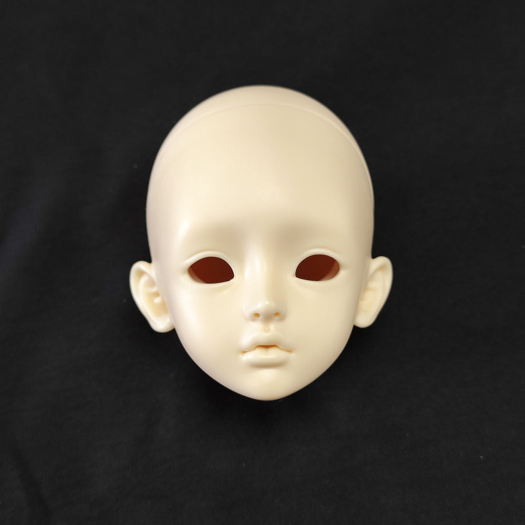 1/3 Scale BJD Carla Unpainted Blank Resin Head Front View