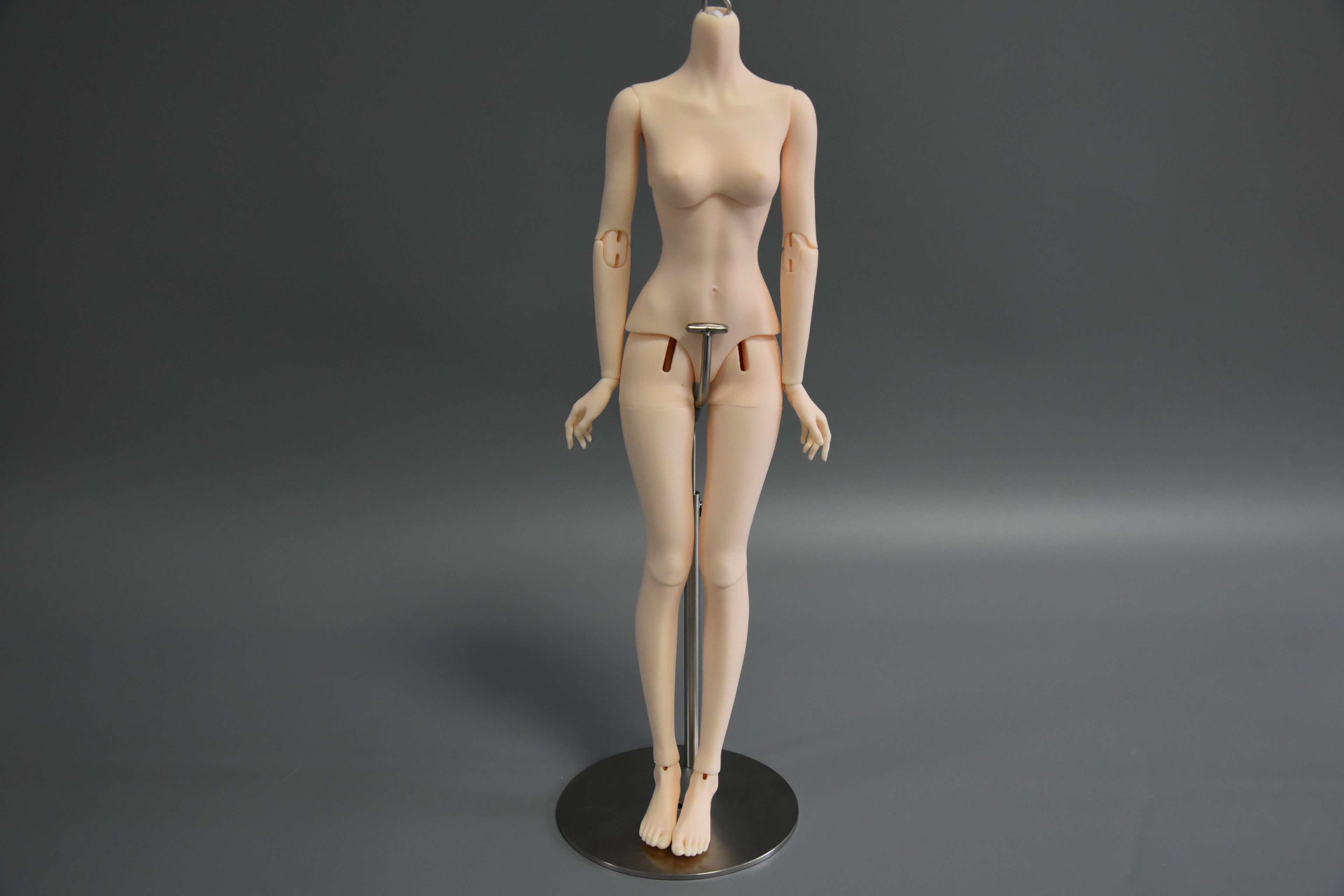 Premium 1/4 Victoria Curvy Female BJD Body, Stunning Curved Figure Unpainted Resin Blank Girl BJD Torso Only