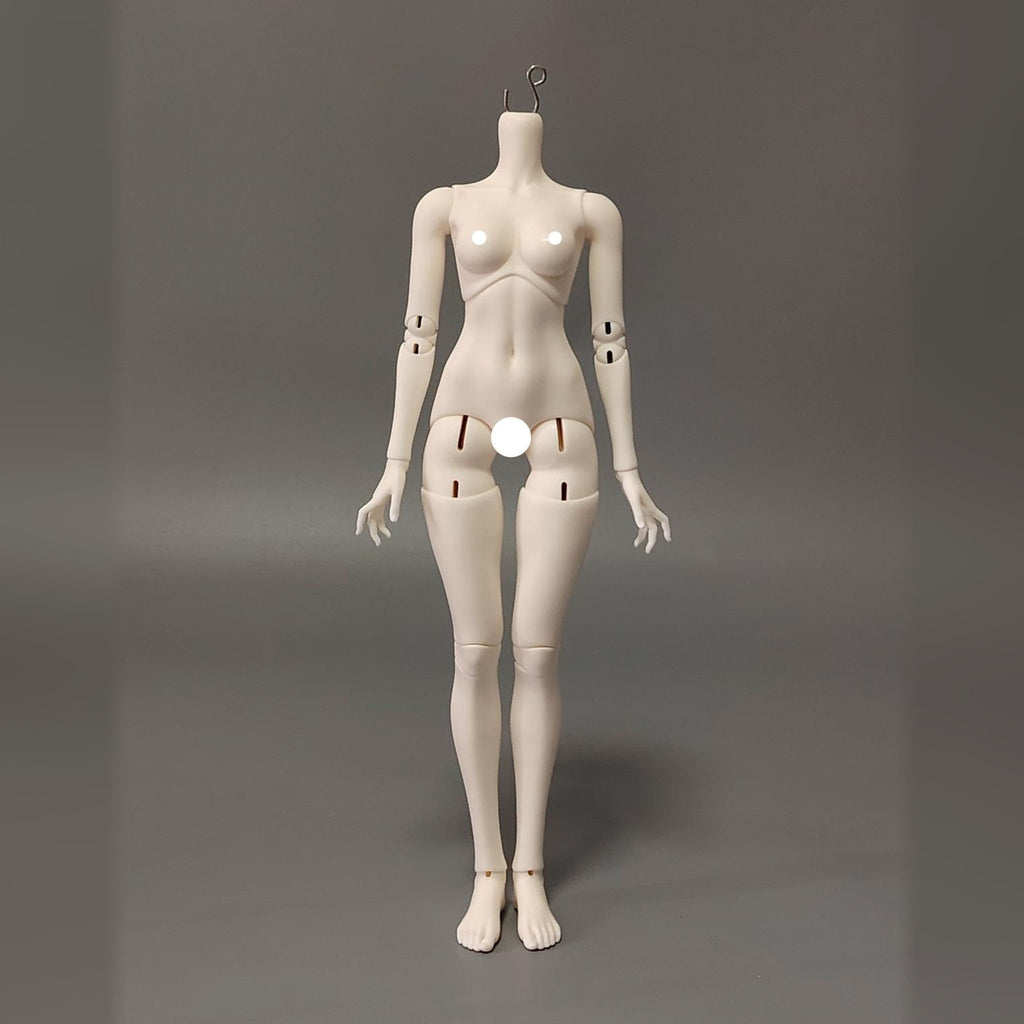 Girl large-bust 1/4 scale female BJD body, front full-length view