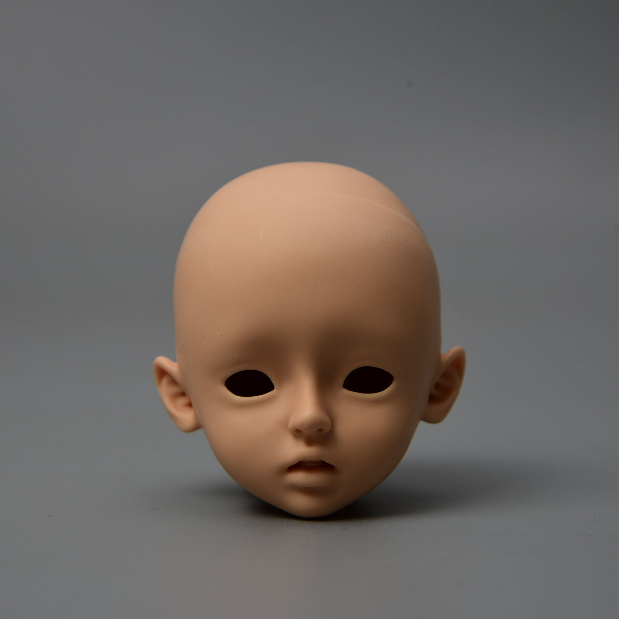 1/4 Scale BJD T4457 Unpainted Blank Resin Head Front View