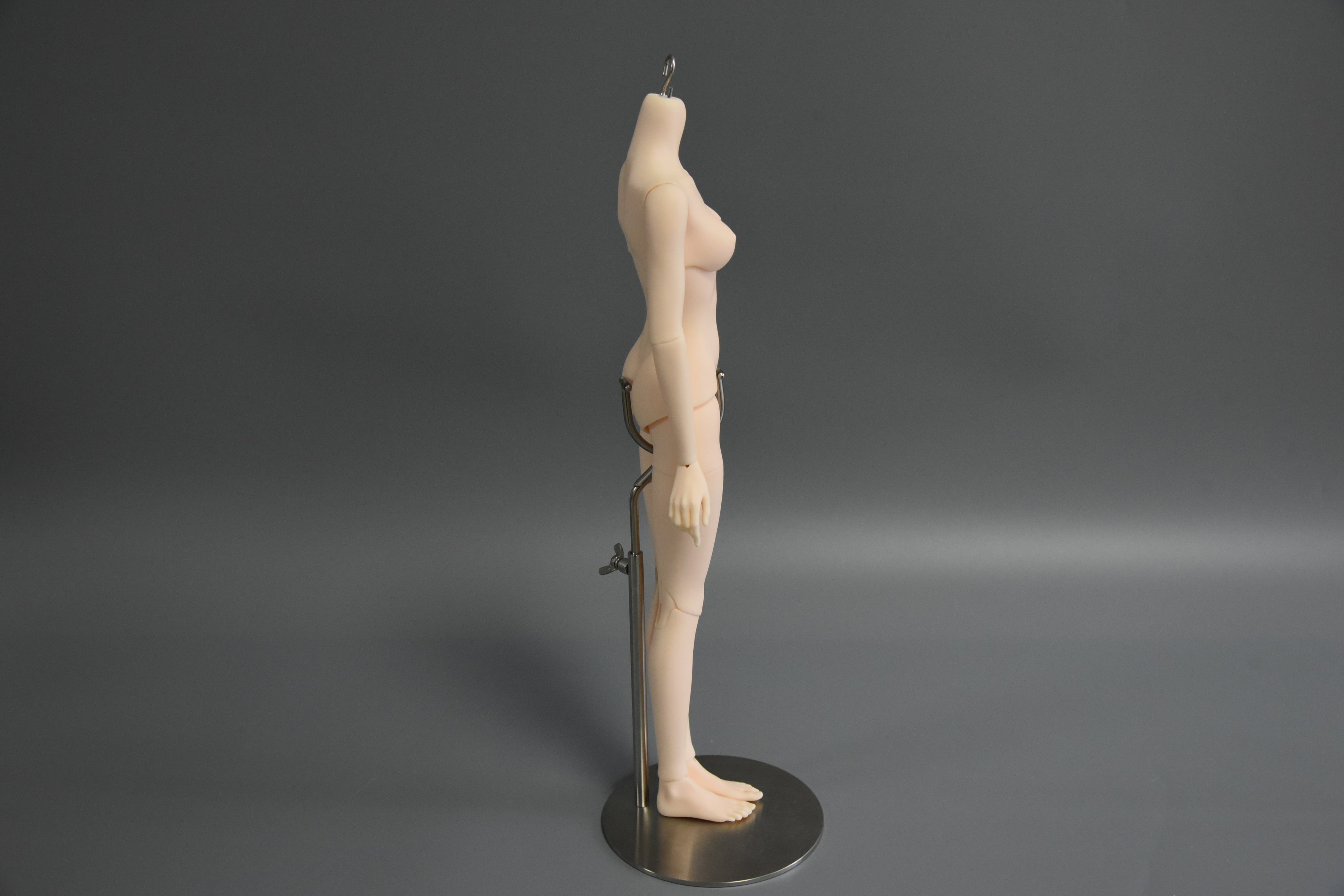 Premium 1/4 Victoria Curvy Female BJD Body, Stunning Curved Figure Unpainted Resin Blank Girl BJD Torso Only