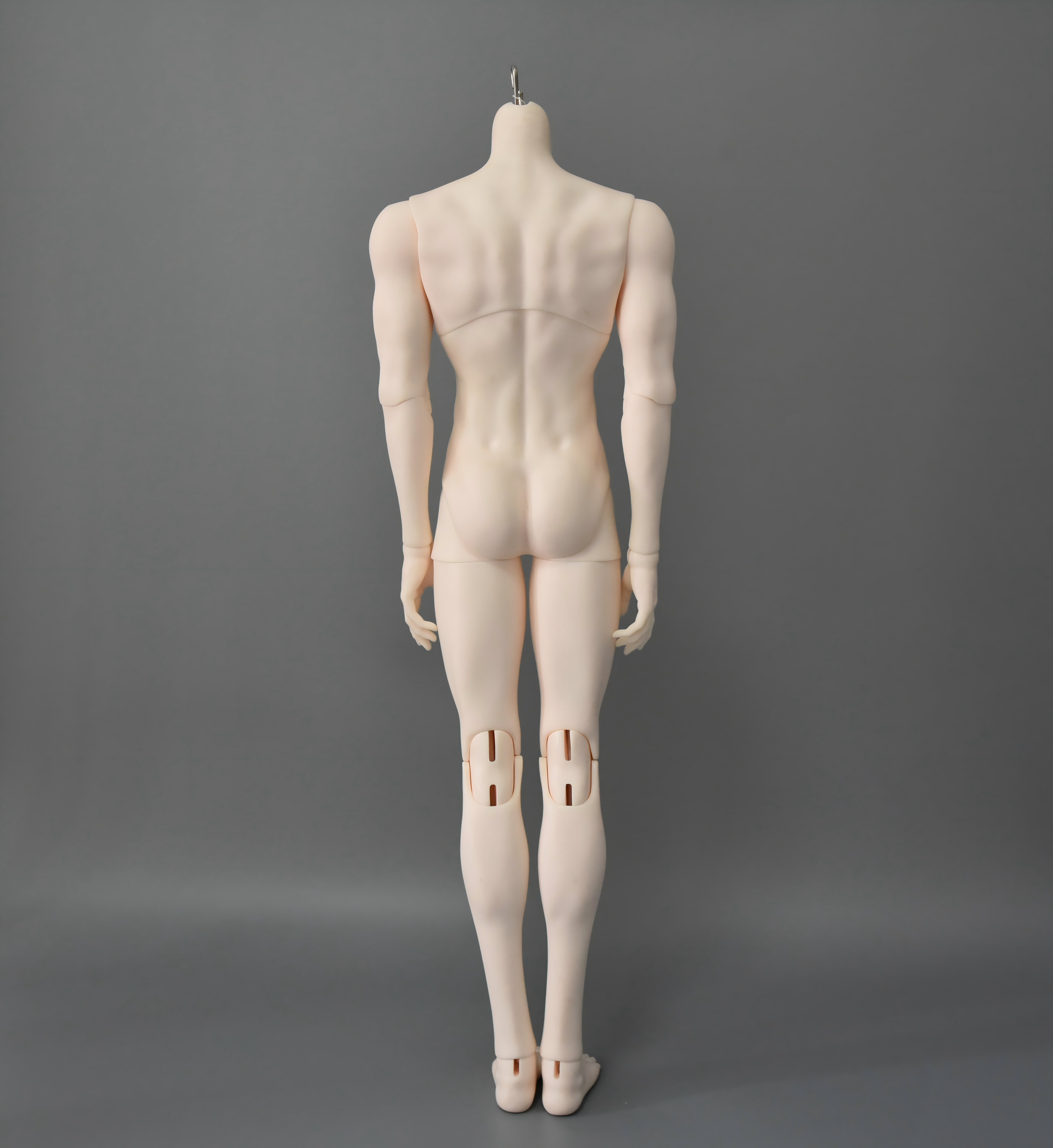 75cm resin BJD male body with articulated joints details