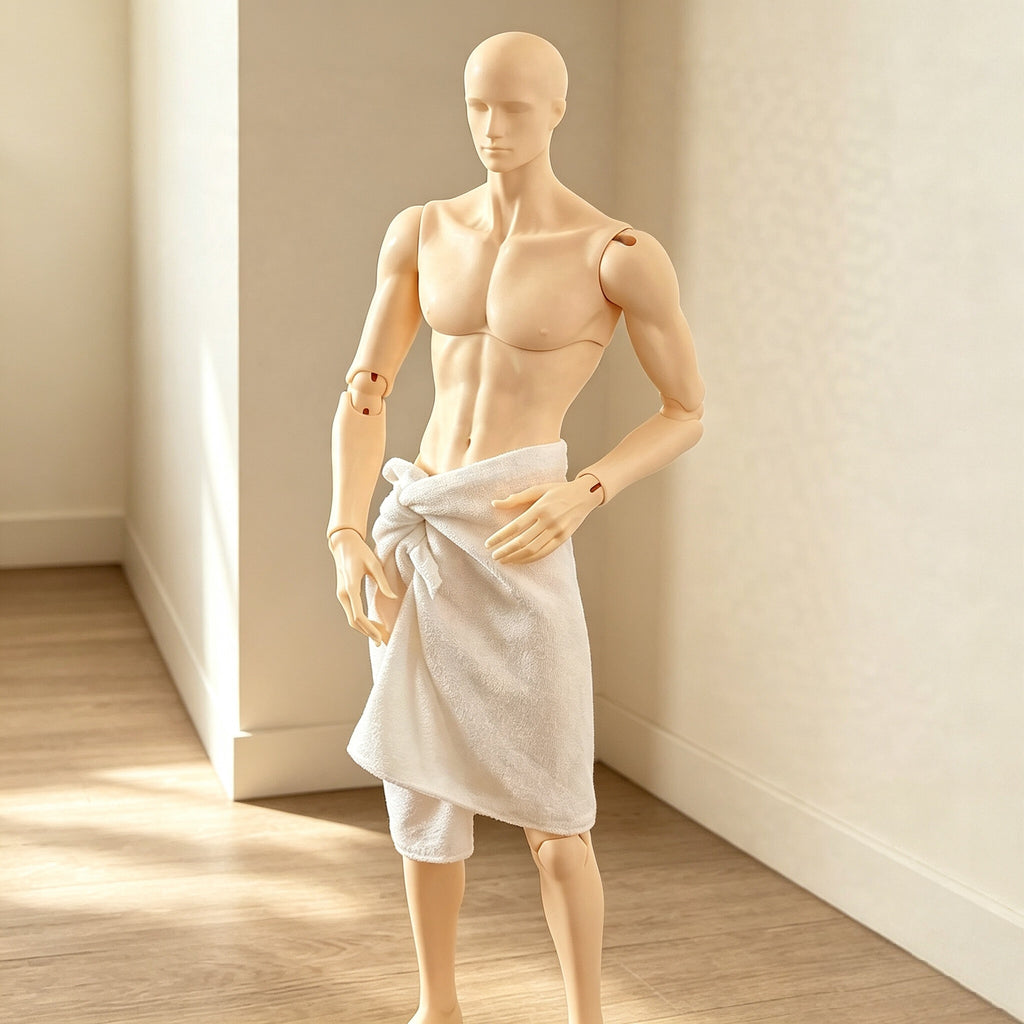 75cm male BJD articulated resin body posing display