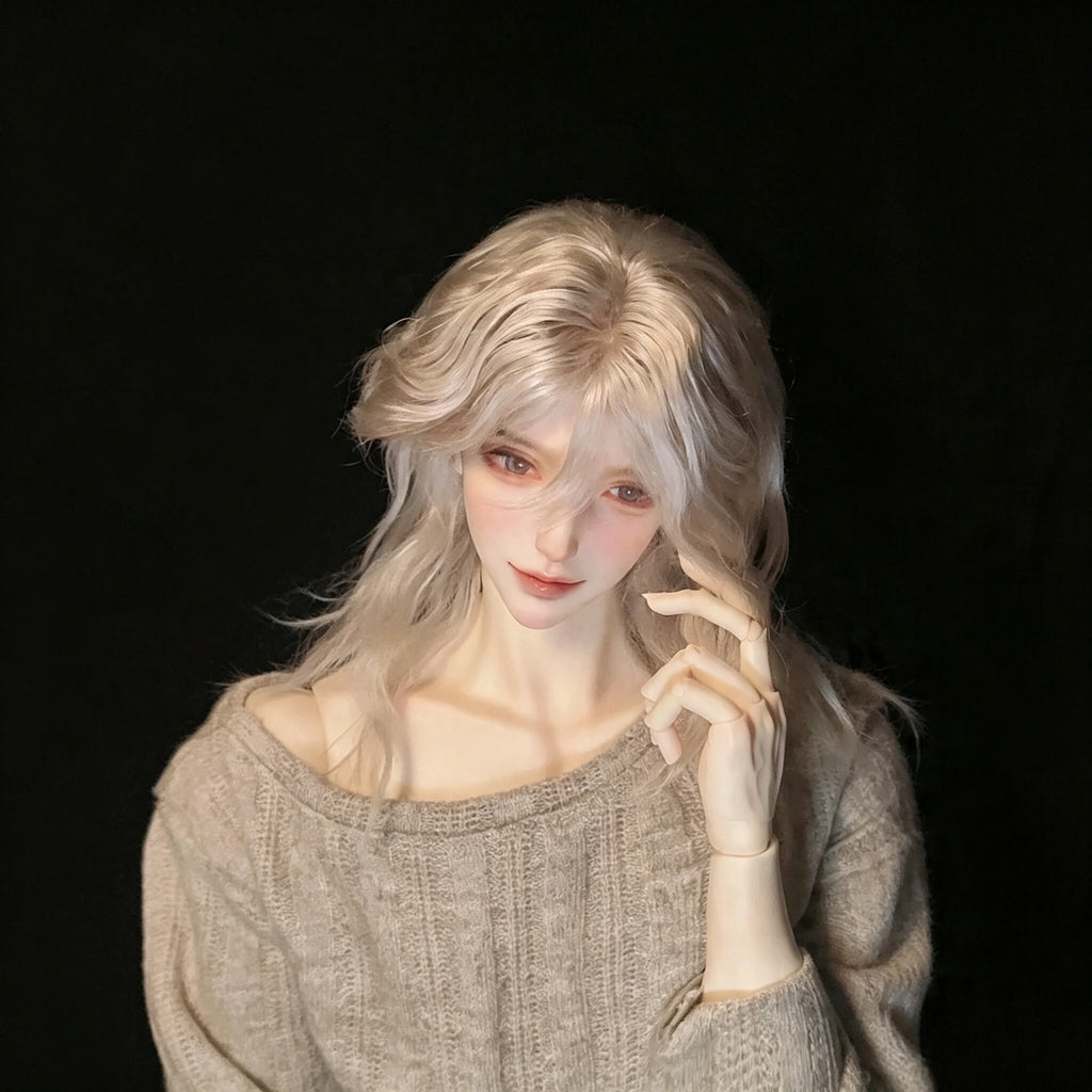 75cm male BJD doll custom face-up reference with elegant styling