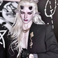 75cm mature male BJD doll wearing black outfit with realistic resin sculpt and collector styling
