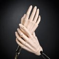 75cm BJD jointed hands with articulated resin fingers