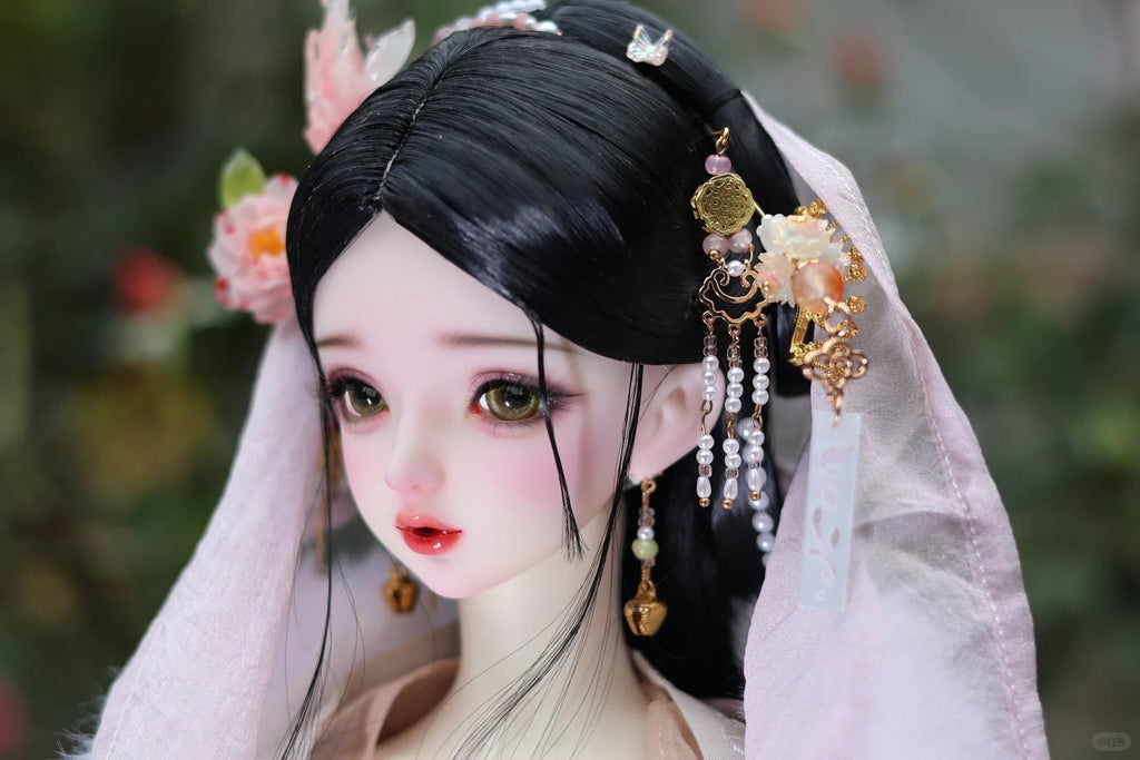 1/3 BJD female doll face-up makeup option with detailed resin head