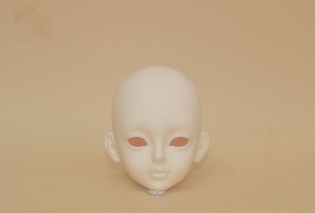 1/4 BJD resin doll head for custom face-up and makeup customization