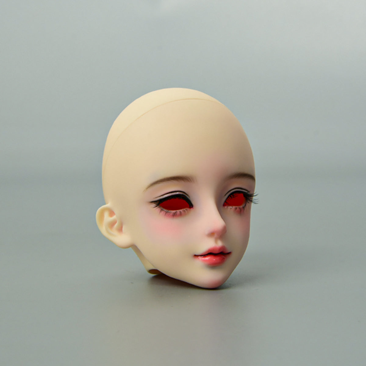 BJD resin doll head with alternative face-up makeup style