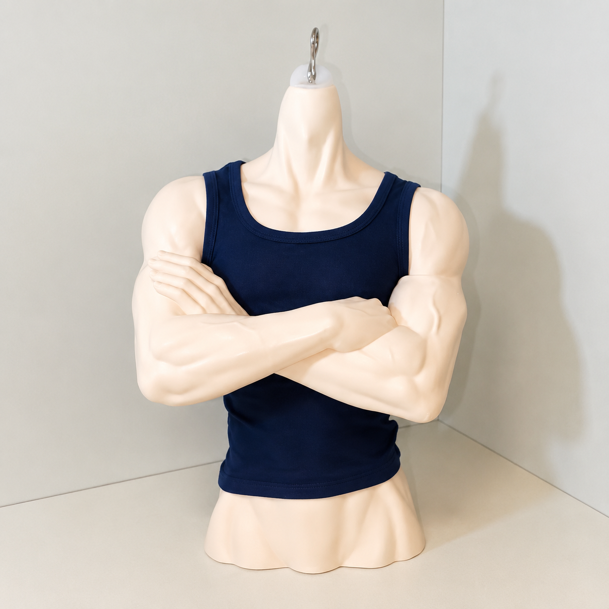 1/3 Uncle BJD resin bust mannequin wearing clothing for display, head not included