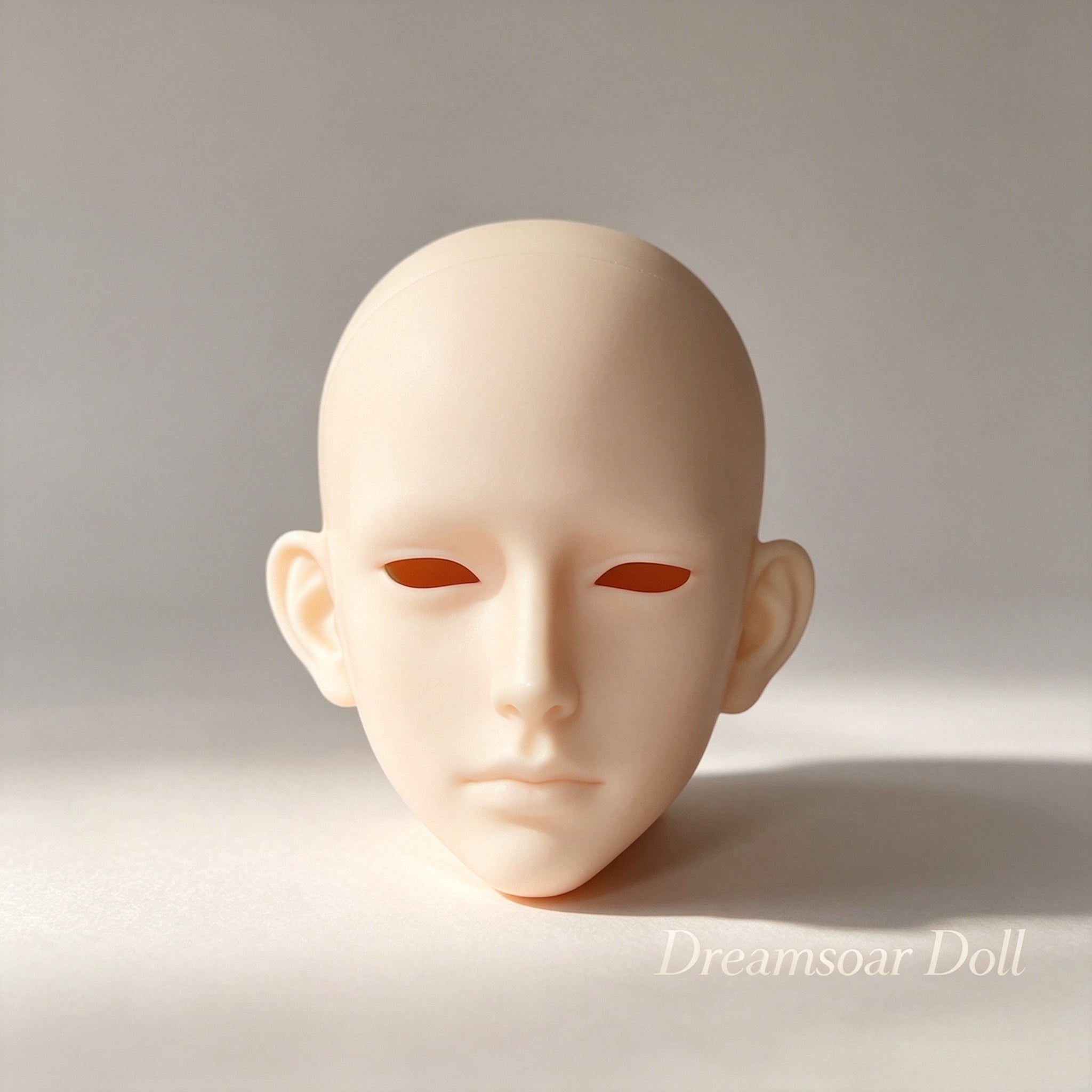 1/3 scale blank resin male BJD head without face-up