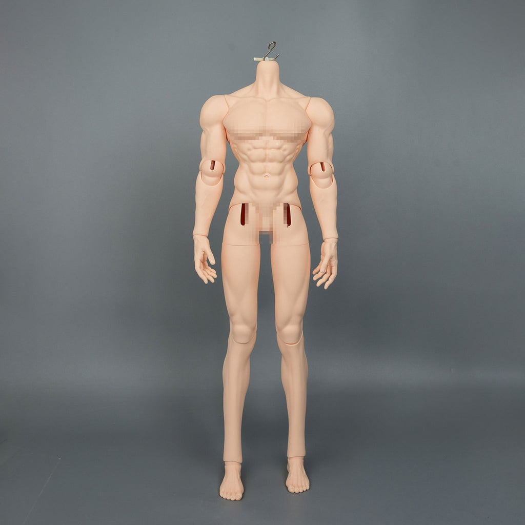 79cm Large BJD male resin doll body showing realistic proportions and detailed joint design