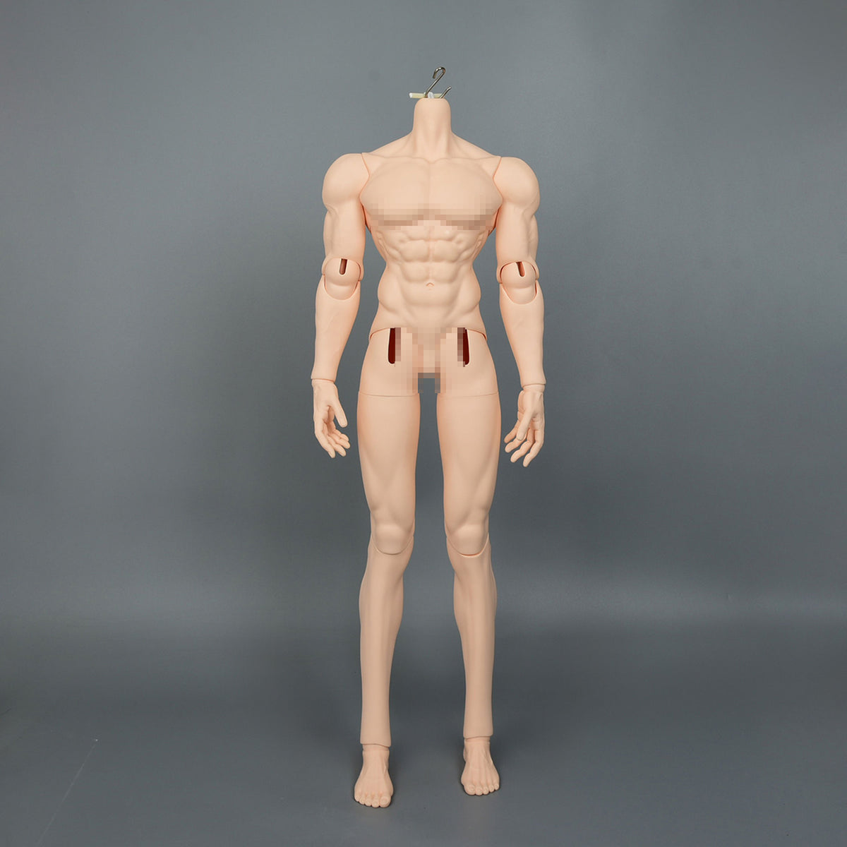 79cm Large BJD male resin doll body showing realistic proportions and detailed joint design