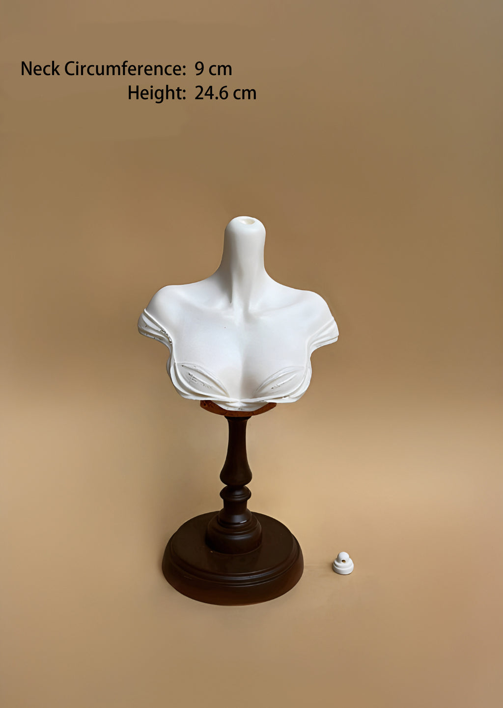 Resin BJD bust stand accessory for doll head display and customization