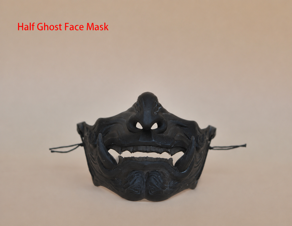 Resin half face mask accessory for 1/3 BJD doll customization