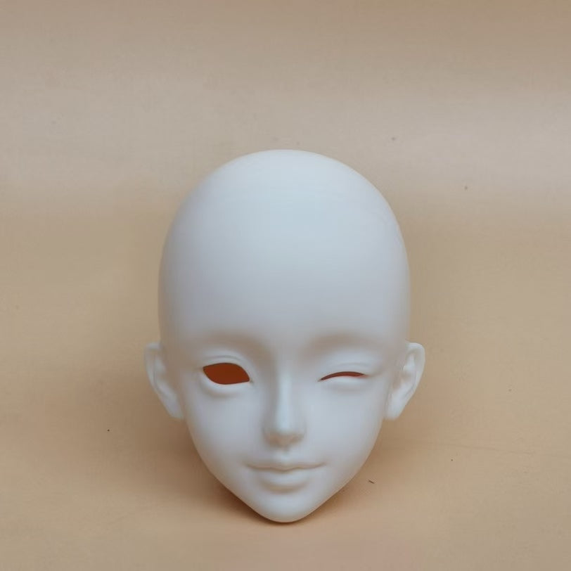 Blank resin 1/3 scale BJD female head sculpt without makeup